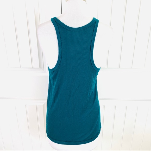 Free People Long Beach Ribbed Knit Tank Top Tunic - Picture 5 of 6